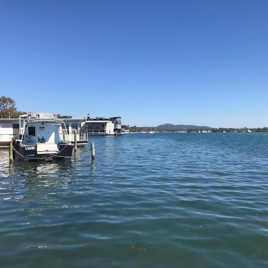 The Noosa River at Noosaville, where ABC Boating runs its Noosa courses
